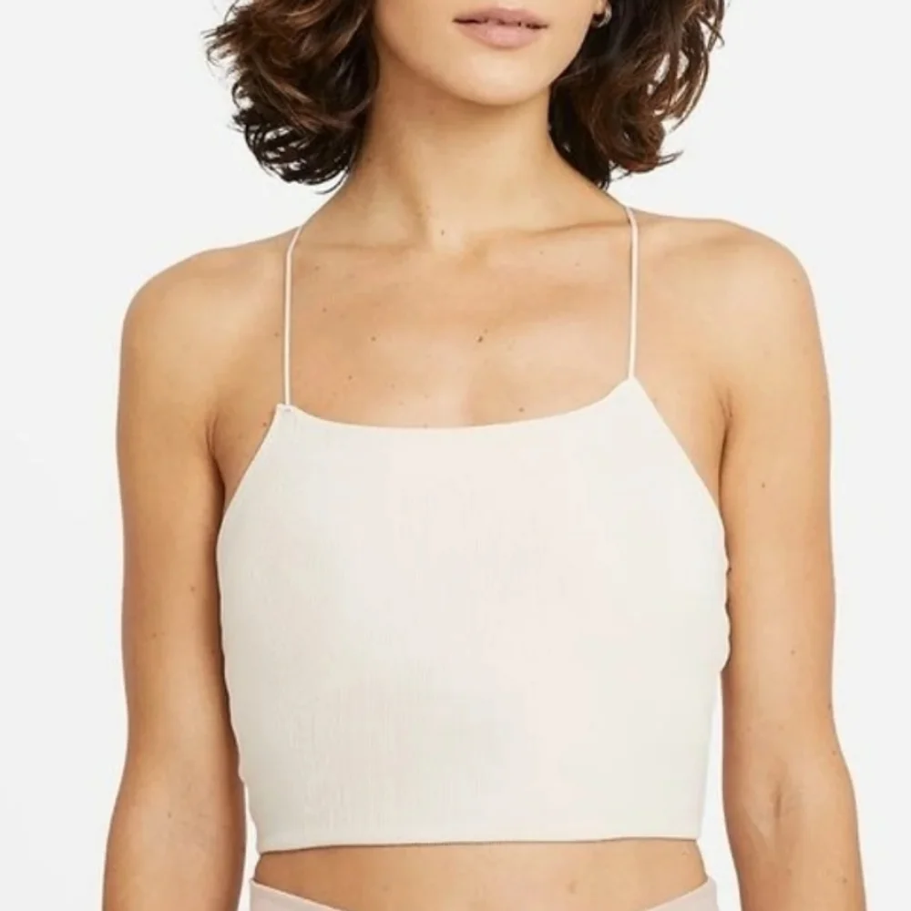 New Nike Yoga Luxe Strappy Crop Camisole Bra Top NWT FINAL